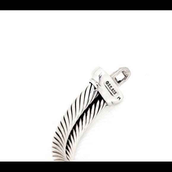 David YURMAN CHIC DOUBLE BAN STERLING BRACELET. - Picture 5 of 8